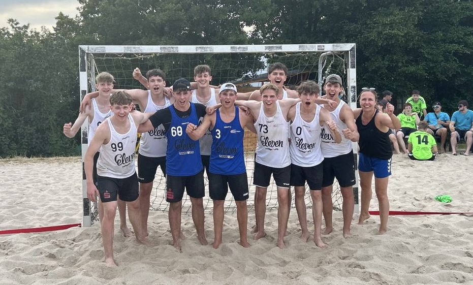 A-Jugend qualifiziert sich auf ihrer Beachhandballtour für die Hessenmeisterschaft